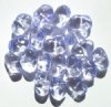 10 18x12x9mm Light Violet Potato Nugget Beads
